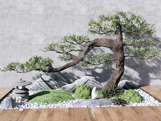 New Chinese landscape sketch 3d model