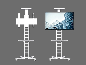 Modern Stand Mobile TV Stand 3d model