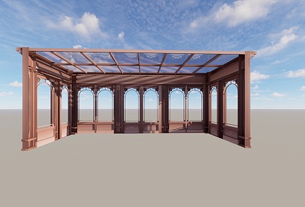 European sun room 3d model