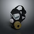Protective Gas Mask For Daily Safety With Filter And Clear Lens