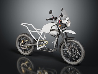 Modern motorcycle self-propelled motorcycle self-propelled motorcycle vintage motorcycle 3d model