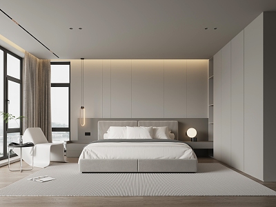 Modern Bedroom 3d model