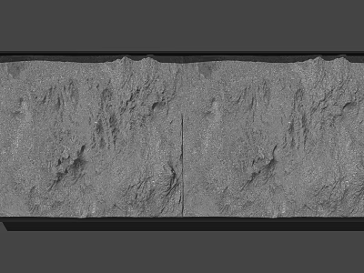 Rustic Background Wall Interior Design With Natural Rough Stone Texture 3d model