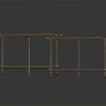 Two Sturdy Wooden A Frame Supports With Cross Bars And Stable Base