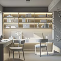Modern study 3d model