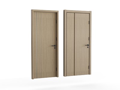 Wooden door 3d model