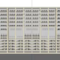 Modern Wine Cabinet with Glass Doors and Multiple Shelves for Wine Storage