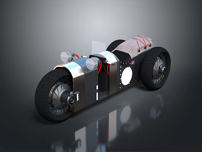 Motorcycle Two-wheeled Motorcycle Cross-country Motorcycle Road Race Motorcycle Motor Vehicle Transport 3d model