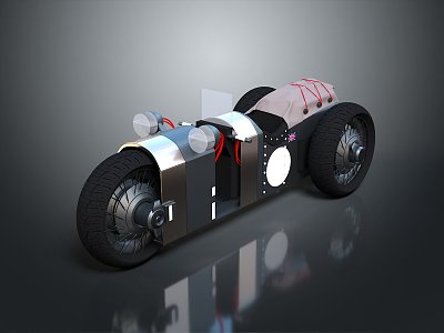 Motorcycle Two-wheeled Motorcycle Cross-country Motorcycle Road Race Motorcycle Motor Vehicle Transport 3d model