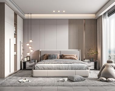 Modern Bedroom 3d model