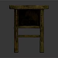 Traditional Carved Wooden Furniture Vintage Style Side Cabinet With Drawer Leg Details