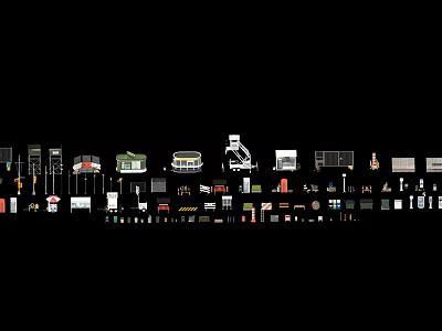 Modern outdoor sketch street sketch 3d model Modern outdoor sketch street sketch 3d model