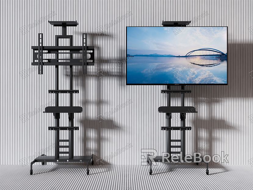 Modern bracket TV stand model