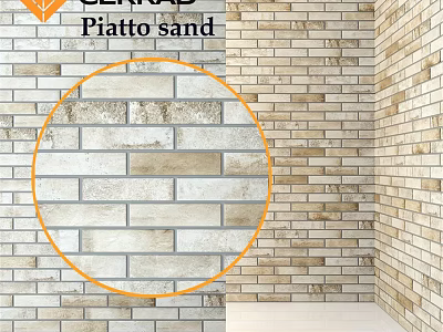 Cento Platto Sand Wall Tiles For Interior Decorative Textured Design 3d model