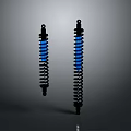 High Quality Car Parts Shock Absorbers With Black Body And Blue Coils
