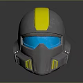 Sci-Fi Helmet Alien Helmet High Tech Helmet Game Helmet 3d model