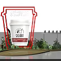 Floral Display Installation With Xiangpiaopiao Ruhui White Cup And Green Plants Decorative Frame