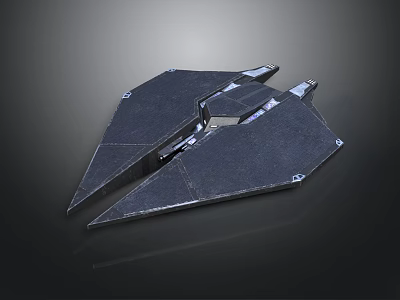 Black Metallic Aerospace Structure for Spacecraft Component with Connected Design Engineering 3d model
