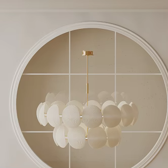 Modern chandelier 3d model