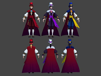 Magician 3d model