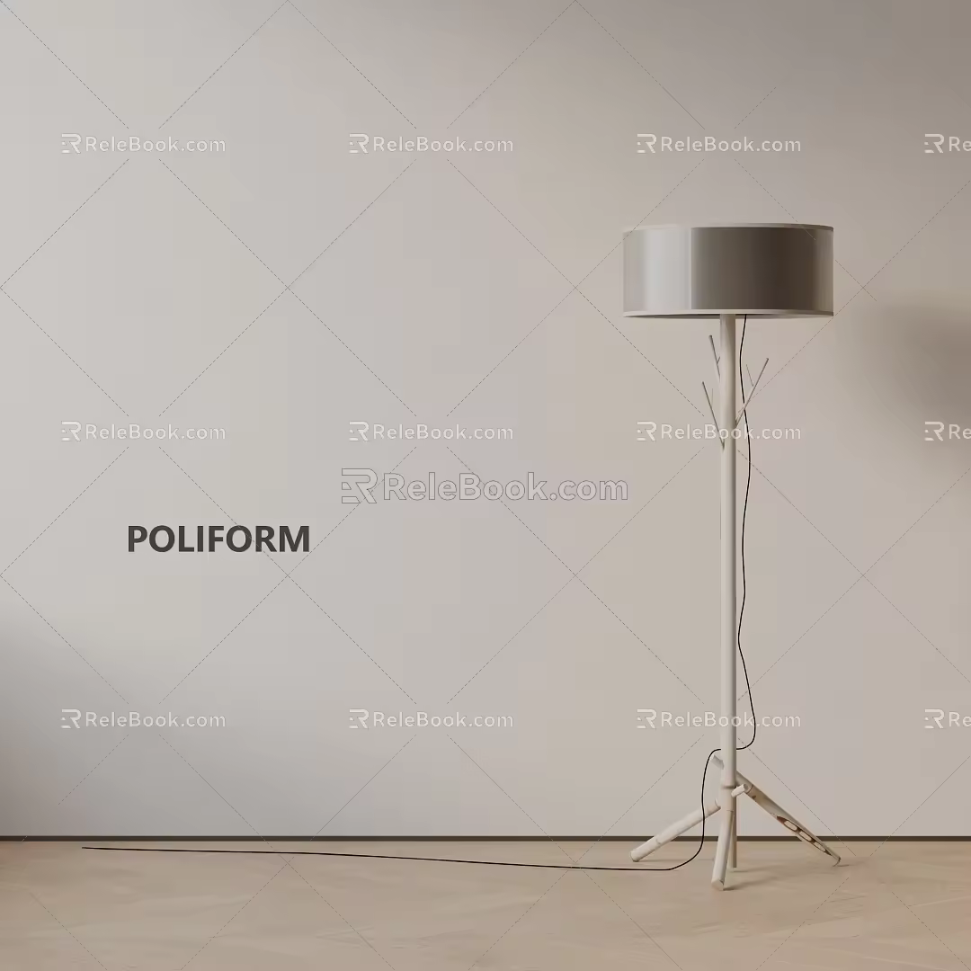 Modern floor lamp 3d model