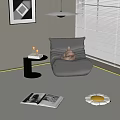 Modern Lazy Sofa 3d model