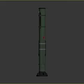 Green Military Style Rocket Launcher With Black Grip And Tactical Design