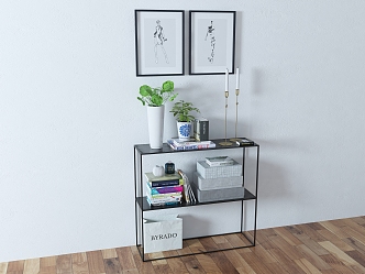 Modern Storage Rack 3d model