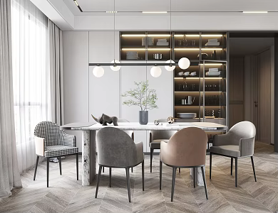 Modern Restaurant 3d model