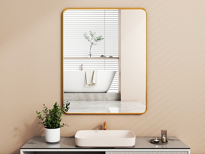 Bathroom mirror 3d model