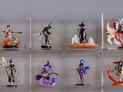 Modern Hand-made Original God Cartoon Characters Hand-made Shop Toys 3d model