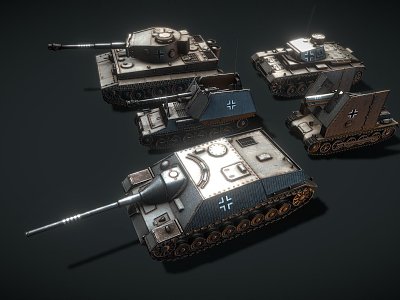 Weapons German tanks model