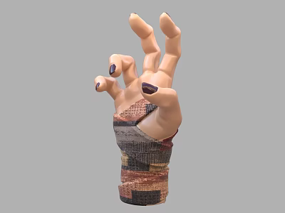 Hand Horror Bandage Zombie 3d model