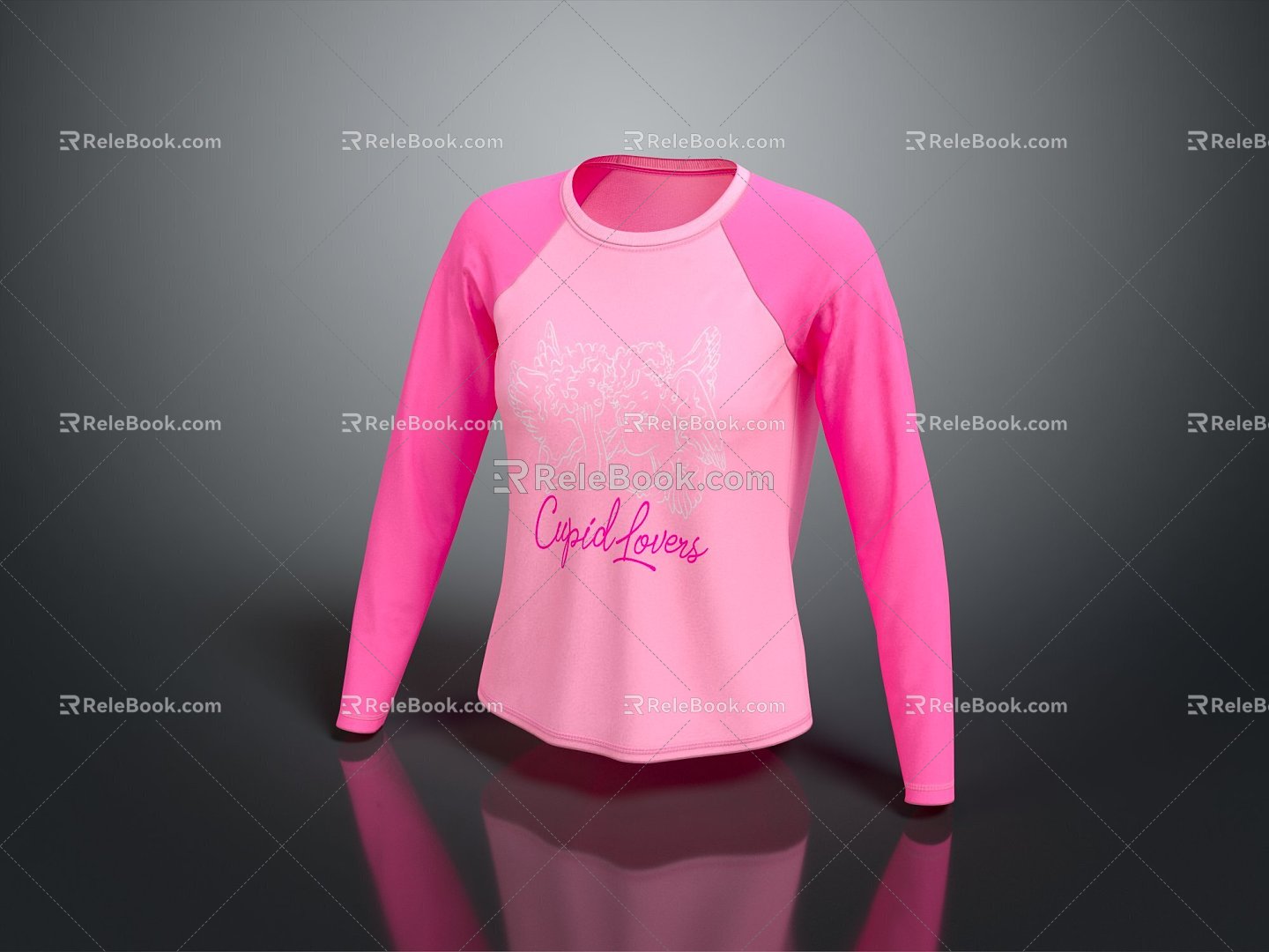 T-shirt Polo shirt round neck T-shirt spring and summer clothing 3d model