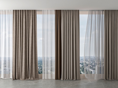 Curtain Window Screen model