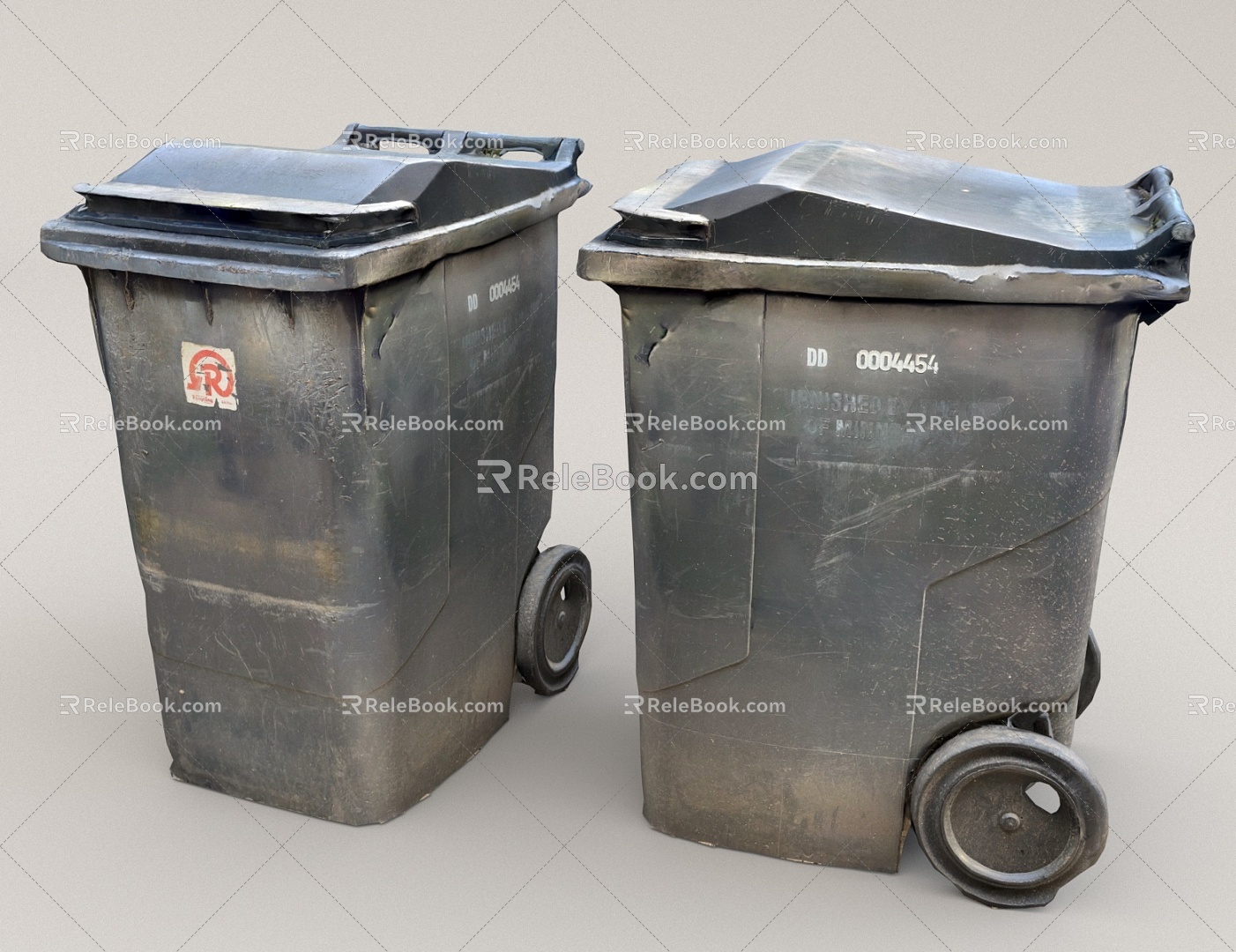 trash can 3d model