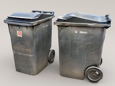 trash can 3d model