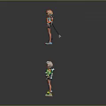 Diverse Multiple Character Designs With Various Outfits And Different Hairstyles