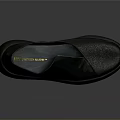 Stylish Black Leather Loafers With Minimalist Design And Thick Sole For Everyday Use