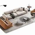 Sofa coffee table 3d model