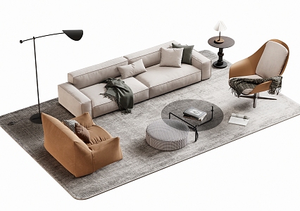 Sofa coffee table 3d model