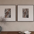 modern decorative painting 3d model