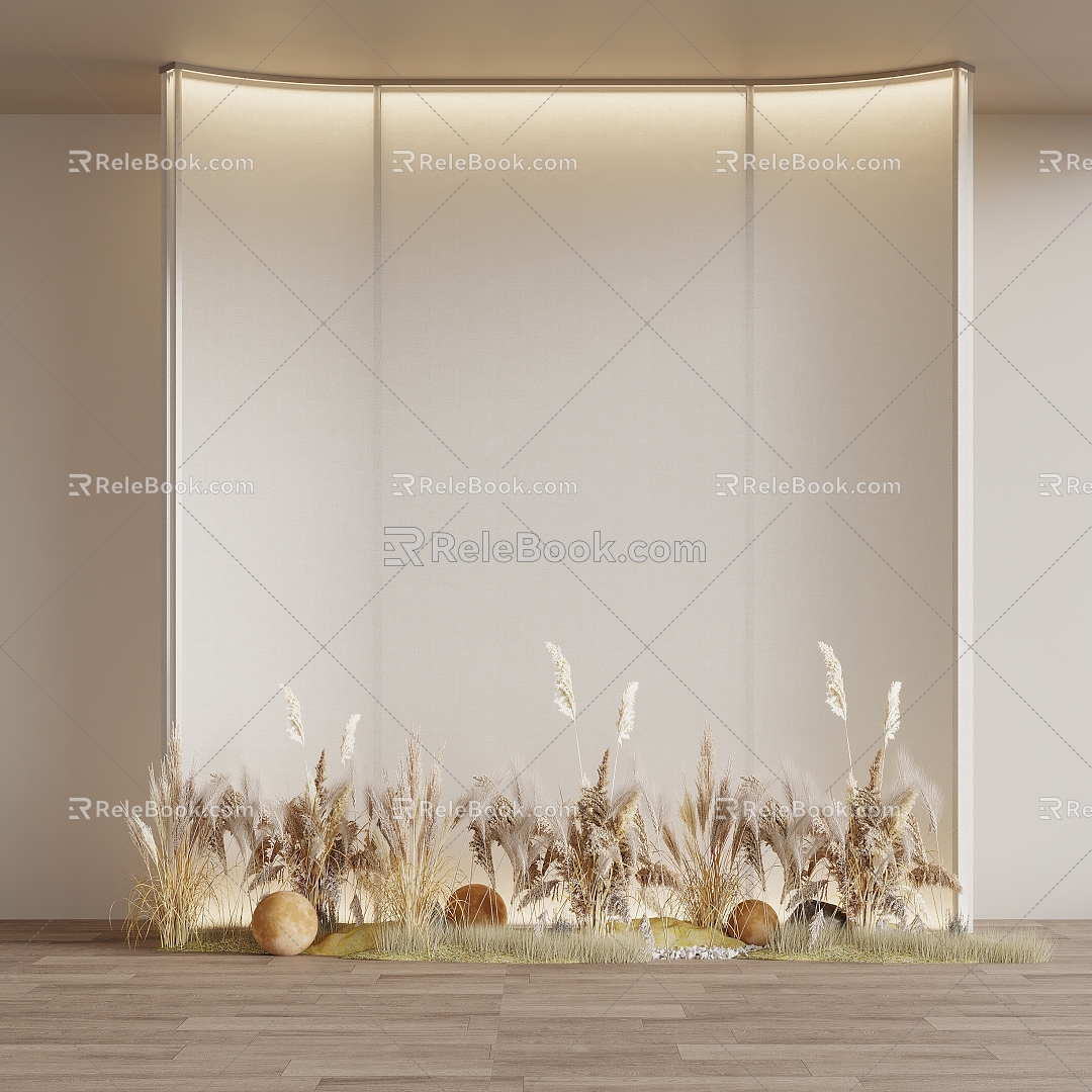 Landscape sketch luminous partition 3d model