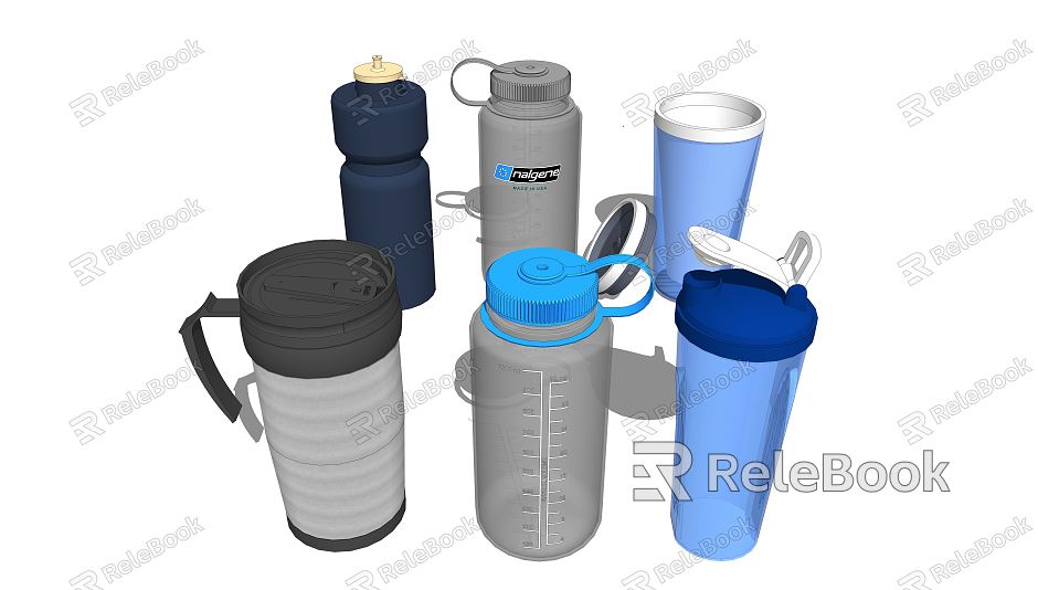 Modern thermos cup model