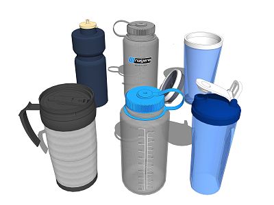 Modern thermos cup model