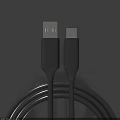 Durable USB Charging Cable for Phone Digital Devices with USB A and USB C Connectors