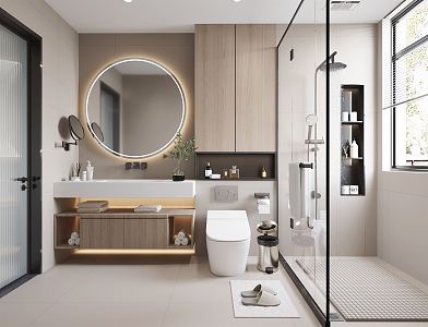 Modern toilet 3d model