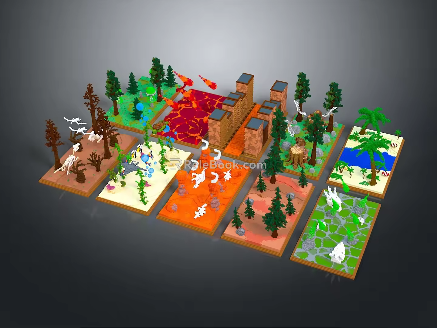 Game Environment Game Scene Fairy Tale Scene Fairy Tale Magic Scene Magic Item Fantasy Scene 3d model