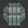 laser tower turret turntable sci-fi tower defense game tower defense sci-fi turret game turret game turret 3d model