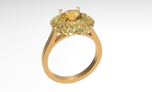 High-grade ring love 1064 3d model